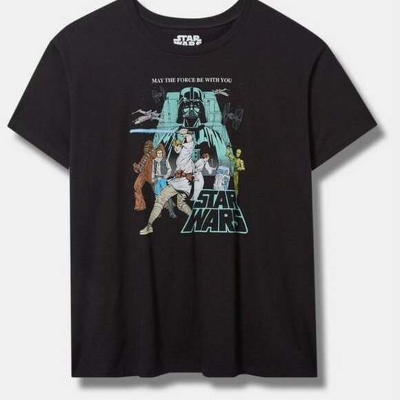 EUC Torrid Size 4 Star Wars Tee - Picture 1 of 3